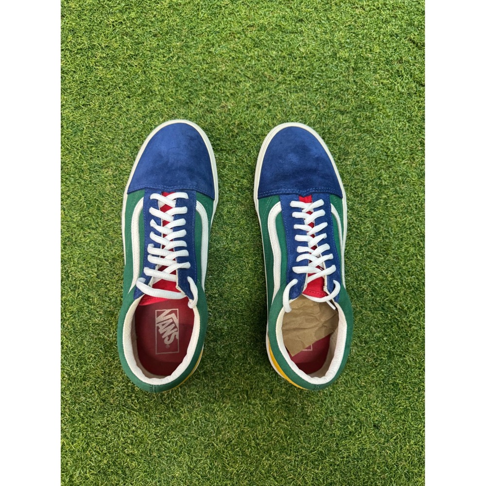 Vans Old Skool Yacht Club Multicolor Blue Green Yellow Mens 11 Sneakers 500714 - Picture 3 of 5
